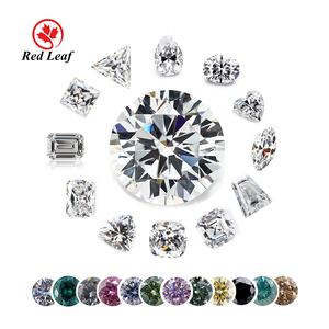 Pierres de Moissanite GRA de Redleaf Jewelry, diamants de 0,5 mm à <span class=keywords><strong>2</strong></span> mm, pierres en vrac pour la création de bijoux, D EF GH - Product Image 1