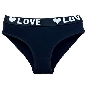 ملابس داخلية نسائية قطنية مطبوعة بحروف، سراويل داخلية لشد البطن تسمح بالتهوية، ملابس داخلية نسائية بدون خياطة متوسطة الخصر - Product Image 6