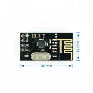 NRF24L01 Carte de module d'émetteur-récepteur RF de Transmission de données sans fil 2.4GHz 2Mbit/s 1.9-<span class=keywords><strong>3</strong></span>.6V pour <span class=keywords><strong>Arduino</strong></span> DIY - Product Image 2