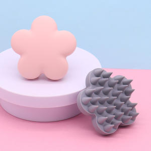 Brosse de nettoyage pour animaux de compagnie, brosse à shampooing en silicone, chiens, chats, douche, lavage, curry, accessoires pour poils de <span class=keywords><strong>chien</strong></span>, massage du dos du <span class=keywords><strong>chien</strong></span>, portable, simple - Product Image 2