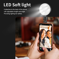 Penyangga Ponsel Lipat Magnetik Elektrik |   360 °   Lampu LED Isi Ulang yang Dapat Diputar + Ditarik |   Penghisap Vakum Listrik Daya Cengkeram Kuat |   Portabel