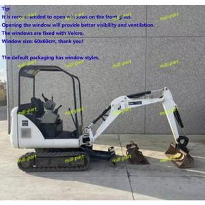 Housse de protection pour <span class=keywords><strong>mini</strong></span>-excavatrice, abri chaud, PVC épaissi, coupe-vent, adapté à <span class=keywords><strong>Bobcat</strong></span> <span class=keywords><strong>E16</strong></span> - Product Image 1