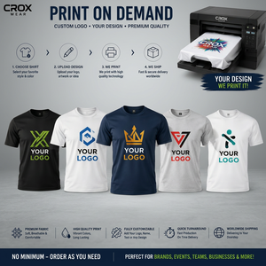 T-shirt en jersey pour homme avec logo personnalisé, respirant, à manches courtes, col rond, imprimé avec un motif, vêtements décontractés pour les événements de marque, les équipes - Product Image 3