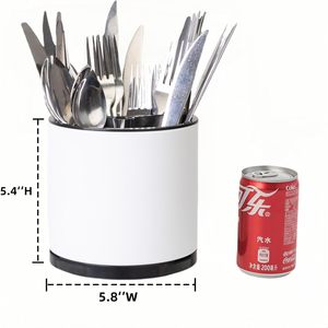 LIBODOUR Extra Large in acciaio inossidabile porta utensili 2 Set da cucina Organizer per argenteria da cucina