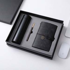 Smart Temperature Display Stainless Steel Thermal Cup A6 <b>Notebook</b> Travel Handbook Three-piece Business Gift Box <b>Set</b> - Product Image 3