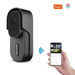 Hot Top Seller Custom Wholesale Night Vision Tuya Smart Door Bell Wifi AI Doorbells Wireless Ring Camera Video Doorbell