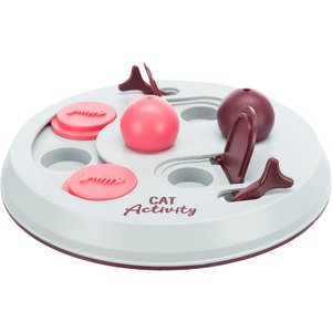 Planche d'activités pour chat 23 cm rose cerise gris clair jouet interactif pour animaux de compagnie - Product Image 2