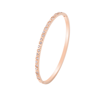Nouveautés Bijoux de mode Bracelet jonc en acier inoxydable entièrement orné de strass pour cadeau Accessoires pour femmes