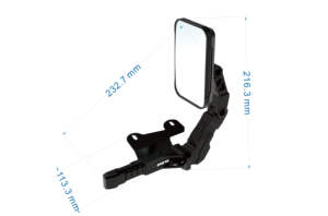 タンク300アップグレード用装甲ブラックサイドミラー掘削不要プレミアム外装アクセサリー - Product Image 4