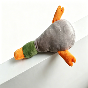 Jouet en peluche personnalisé en forme <span class=keywords><strong>de</strong></span> canard, canard en peluche personnalisé, jouet interactif durable pour chiens - Product Image 5