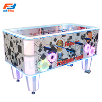 Nouvelle conception Table de football électronique d'intérieur à monnayeur en plastique, 2 joueurs, 8 coups standard, LED, grande taille, garantie 1 an