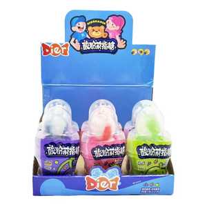 Bonbons en gros, étiquette privée personnalisée, bonbons amusants en forme de bague avec poudre acide, saveurs de fruits, bouteille mignonne en forme de jouet, friandises sucrées pour enfants - Product Image 3