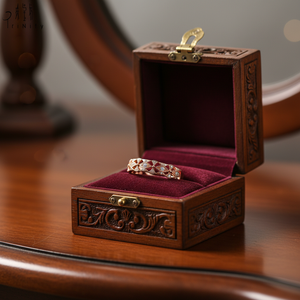 HongKong Supplier Latest Design Vintage Style 18K Solid Rose Gold Real Natural Diamond Luxury Engagement Wedding Ring for Women - Product Image 6