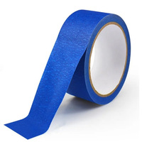 Nastro Adesivo Monofacciale Blu per Pittura d'Interni, Decorazione e Ristrutturazione - Rimozione Pulita delle Linee di Vernice