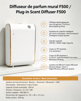 Diffuseur d'arômes sans eau pour hôtel et maison, contrôle WiFi par application, diffuseur d'huiles essentielles à air froid, OEM/ODM, diffuseur de parfum