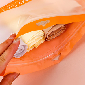 Sacs à sous-vêtements unisexes, 3-5 packs, sacs en plastique refermables à fermeture éclair, emballage pour vêtements - Product Image 4