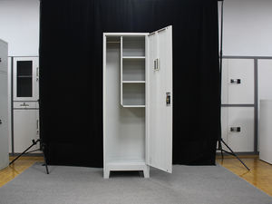 Gabinete moderno de almacenamiento de <span class=keywords><strong>una</strong></span> sola <span class=keywords><strong>puerta</strong></span> para empleados, trapeador, escoba, gabinete de limpieza de escaleras con pies de pie - Product Image 5