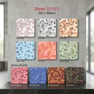 Carreaux de sol en céramique émaillée mate de qualité supérieure 300x300mm pour impression standard, type brique réfractaire, pour extérieur, vente en gros pour usines et showrooms - Product Image 4