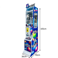 Machine à griffes professionnelle en métal sur le thème spatial, pour espaces commerciaux, avec jeux à monnayeur, mini machine à griffes pour poupées