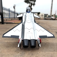 Modèle de déguisement d'avion furtif J-20 à l'échelle 1:13, grande maquette en métal épaissi, accessoire décoratif exquis pour bar et décoration suspendue