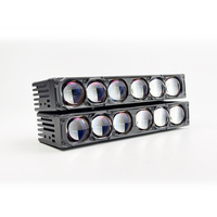 Feux de travail tout-terrain étanches à 6 yeux LED 12V 140W 6700 Lm 6000K pour calandre automobile universelle avec compatibilité OE