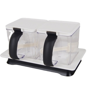 Caja de condimentos de plástico, conjunto de tarros de condimentos - Product Image 1