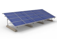 Support de montage au sol solaire et système de support en matériau AL6005-T5/Q235B, garantie de plus de 10 ans pour usage domestique et industriel