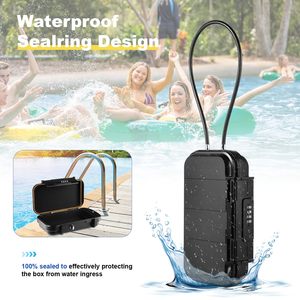 Outdoor Travel Waterproof Password Mobile Phone <b>Box</b> Digital Transparent Combination Portable Safe Beach Travel Safe <b>Lock</b> <b>Box</b> - Product Image 2