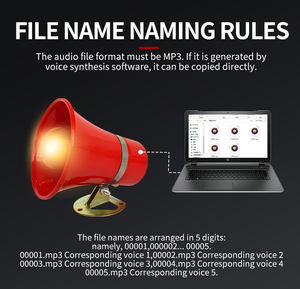 JRSG-02 Sirena de Alarma Exterior de 30W y 130db con Sonido de Fuego, Sirena de Sonido y Luz con Luz Estroboscópica Intermitente (Roja) - Product Image 3
