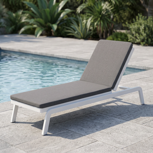 Chaise longue de piscine, chaise longue de plage en tissu, mobilier d'extérieur, chaise longue pliante au design moderne, pour piscine, hôtel - Product Image 3