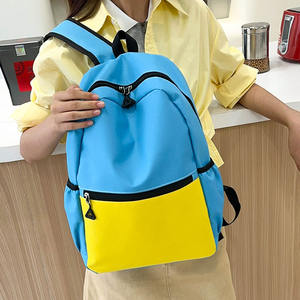 Nuovi Zaini Scolastici Oxford Personalizzabili con Logo, Vendita all'Ingrosso, Design alla Moda con Cerniera, Colori Contrastanti per Ragazzi e Ragazze - Product Image 2