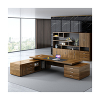 Table de direction de bureau moderne à vendre Grands bureaux de bureau en noyer Mobilier de bureau moderne à vendre