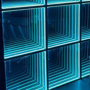 Supershow Party Event Fiestas Night Club RGB Luces de escenario Panel de vidrio 3D Infinity Mirror Led Dance Floor para boda - Product Image 4