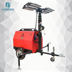 Torre de Luz de Emergencia Portátil, Peso Neto 930 kg, Generador Diésel, Voltaje Universal 220V/380V - Product Image 5