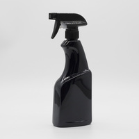 Bouteilles pulvérisatrices à gâchette en plastique noir de 500 ml, pulvérisateur manuel à compression d'air, bouteille vide pour l'arrosage du jardin et de la maison, 16 oz