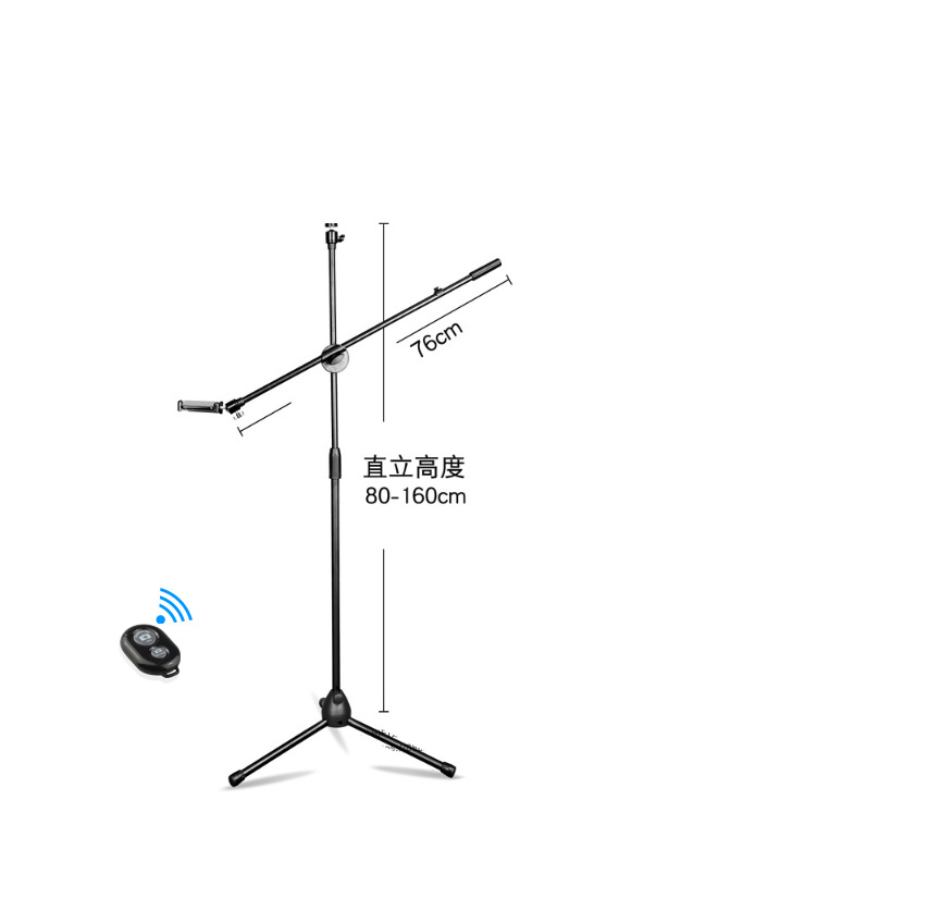 Landing-shot stand selfie