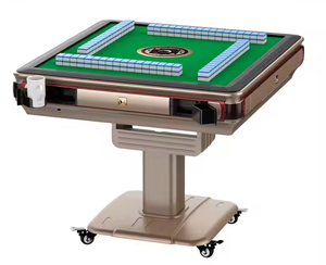 Mesa <span class=keywords><strong>Mahjong</strong></span> automática, mesa <span class=keywords><strong>Mahjong</strong></span> plegable de metal con ruedas, mesa <span class=keywords><strong>Mahjong</strong></span> automática silenciosa - Product Image 1