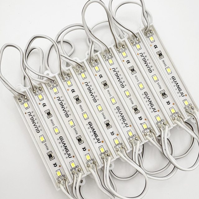 LED module outdoor lighting signage advertising luminous module outdoor 12v 2-lamp signage SMD2835 epoxy-coated LED module 7510