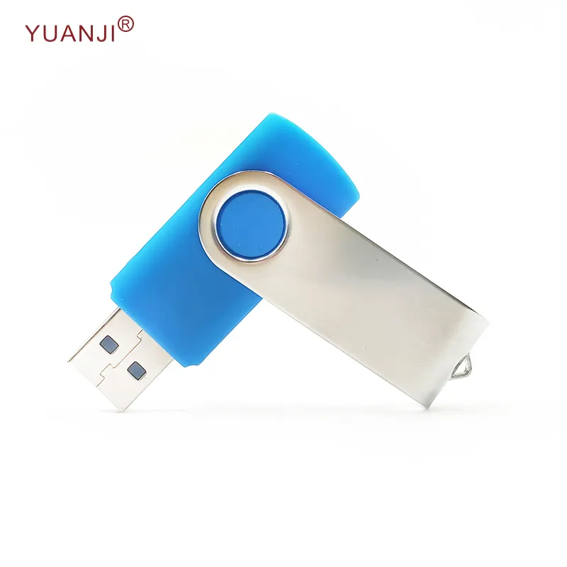 Оптовая продажа, металлический поворотный USB-накопитель с стабильной функцией