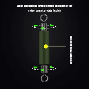 ตะขอเกี่ยวแบบหมุนได้ ขนาด 131517 มม. ทำจากทองแดง ทนทานต่อการกัดกร่อน สำหรับตก<span class=keywords><strong>ปลา</strong></span><span class=keywords><strong>คา</strong></span><span class=keywords><strong>ร์</strong></span>พ - Product Image 4