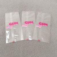 Sac d'emballage de sucettes glacées à trois côtés, sac d'emballage de sucettes glacées, sac en plastique jetable pour sucettes glacées