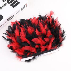 Frange de <span class=keywords><strong>plumes</strong></span> de chandelle multicolores en gros, garnitures décoratives en <span class=keywords><strong>plumes</strong></span> de dinde naturelles teintes pour mariages et fêtes DIY - Product Image 3