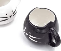 Ensemble de tasse à café 3D pour amoureux de chat, tasse à thé, en céramique, pour les femmes et les filles, idéal comme cadeau