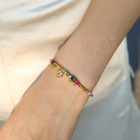 Bracelet en pierre naturelle Bowei plaqué or 18 carats, inspiré d'Instagram, bijoux polyvalents de style européen et américain