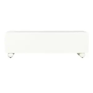 MDF <b>TV</b> <b>UNIT</b> 160X37X50 4 DOORS 3D <b>WHITE</b> - Product Image 4