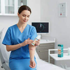 <span class=keywords><strong>Crème</strong></span>-gel <span class=keywords><strong>cicatrisante</strong></span> avancée au silicone pour le corps et le <span class=keywords><strong>visage</strong></span> - Réparation cutanée post-chirurgie, césarienne, chéloïdes, blessures, <span class=keywords><strong>acné</strong></span>, taches sombres - Product Image 1