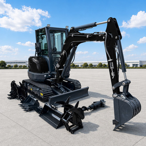 จัดส่งฟรี รถขุดขนาดเล็ก 2.5 ตัน เครื่องยนต์ Kubota มาตรฐาน EPA Euro 5 รถขุดตีนตะขาบ สำหรับใช้งานในฟาร์มและบ้าน รถขุดขนาดเล็กจากจีน - Product Image 4