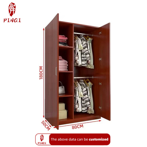 YG-72 Promozione di Fabbrica <span class=keywords><strong>Armadio</strong></span> a 3 <span class=keywords><strong>Ante</strong></span> <span class=keywords><strong>Scorrevoli</strong></span> in Legno Guardaroba per Camera da Letto Domestica - Product Image 4