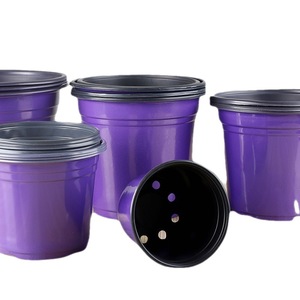 Pots de fleurs ronds et flexibles de 8 couleurs pour pépinières, étiquettes de plantes, récipient en plastique parfait pour les semis de plantes et les légumes - Product Image 6