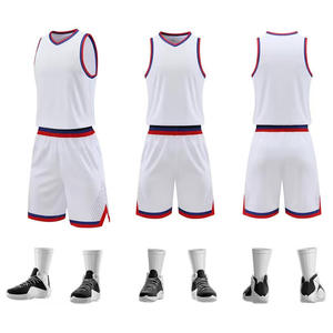 Conjunto de Camiseta de Baloncesto para Adultos 100% Poliéster, Diseño Único, Transpirable, de Secado Rápido, Antibacteriano, Talla Grande, Sin Mangas, para Verano - Product Image 3